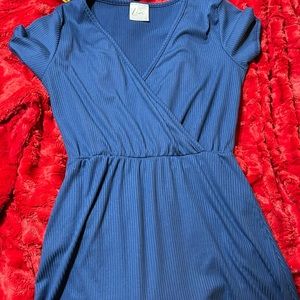 Royal blue dress